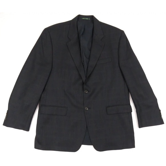 NWOT Lauren Ralph Lauren 100% Pure New Wool 2 Button Blazer Sport Coat Jacket 44